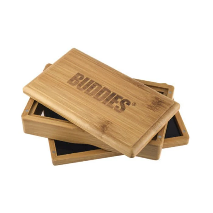 SMOKE ARSENAL - Buddies Sifter Box - Small (Plain Pine) Main Image