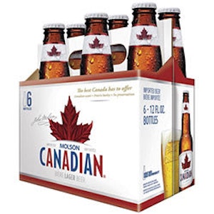 Molson - 6C CANADIAN MOLSON - 6PK