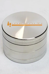 Infyniti - Infyniti - 4 Part Metal Grinder - Silver