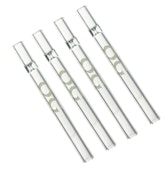 4" One-Hitter Glass Chillum