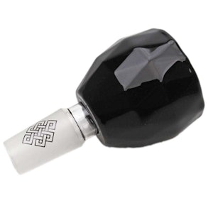 Karma - Bowl- Glass Karma 14mm Round Diamond Black