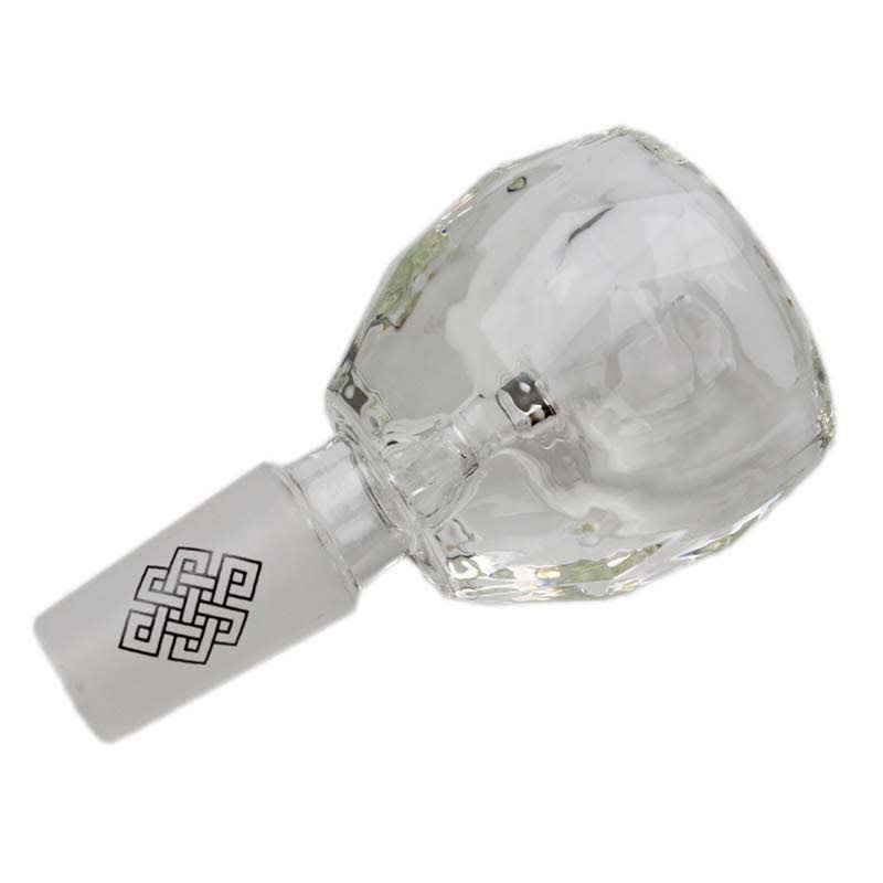 Bowl- Glass Karma 14mm Round Diamond Clear