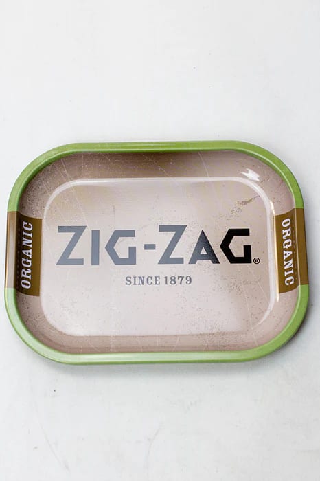 Zig Zag Mini Metal Rolling tray (Organic)