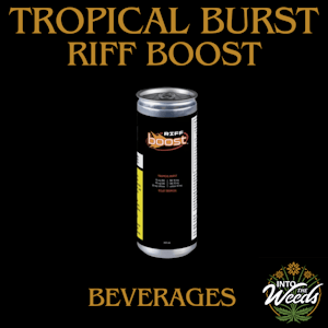 Riff - Tropical Burst CBG + THC + Caffiene - 355ml