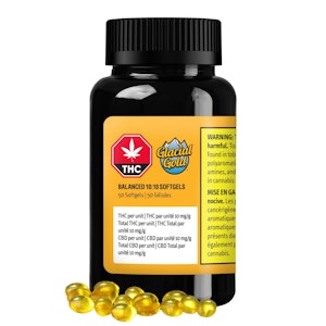 Glacial Gold - CBD 50 SOFTGELS - 17.25