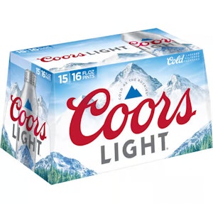 Coors - COORS LIGHT 341ML 15SB BTL - 15PB