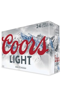 Coors - PRE - PACKED COORS LIGHT 355ML 24UC CAN - 24PK