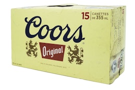 PRE - PACKED COORS ORIGINAL 355ML 15UC CAN - 15PK