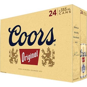 Coors - PRE - PACKED 24C COORS ORIGINAL  24x355ml CAN - 24PK