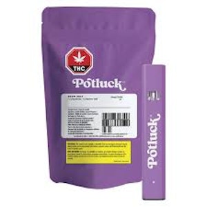 Sensi Brands Ltd. - Potluck Disposable Vapes - Potluck Grape Jelly 0.3 g Disposable Vape Pen