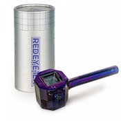 Red Eye Glass Pipe - Red Eye Tek Infinity Octagon - Metallic Rainbow