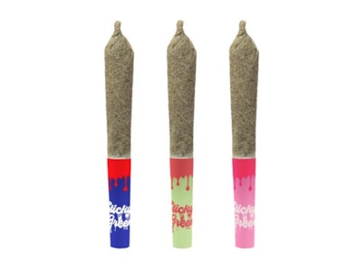 Sticky Greens - IPR - Sticky Greens - Tasty Trio Kief Coated - 0.5G x 3