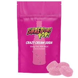 Organigram Inc. - Shred'ems Pop! Crazy Cream Soda Soft Chews 4x4.5g