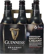 GUINNESS DRAUGHT BOTTLE 330ML 6EB BTL - 6B
