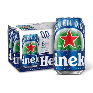 Heineken - PRE - PACKED HEINEKEN 0.0 330ML 6EC CAN * - 6PK