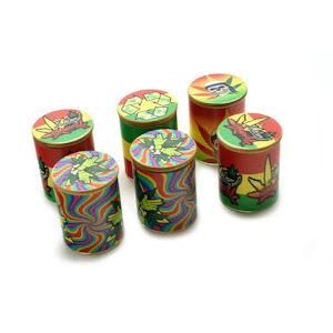 Unbranded - Glass Stash Jar - Assorted Patterns