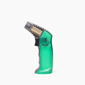 Special Blue Full Metal Torch w/ Matching Tin Carrying Case - Emerald Green