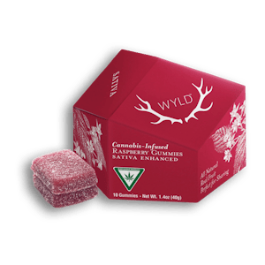 WYLD - Raspberry (2 x 5mg) - WYLD Gummies