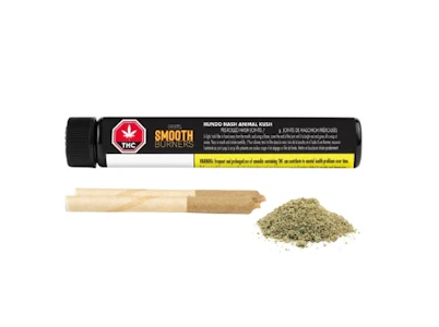 7ACRES - Hundo Hash Animal Kush 2 x 0.5g Infused Pre-Rolls