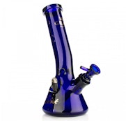 Gear Premium 12" 7mm Thick Sidekick Laid Back Beaker Base Water Bong - Blue