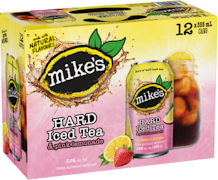 mikes pink lemonade iced tea 12 can