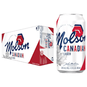PRE - PACKED 18C MOLSON CANADIAN 355ML CAN - 18PK