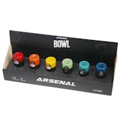 Arsenal 14mm Cylindrical Sparkling Beads Bowl