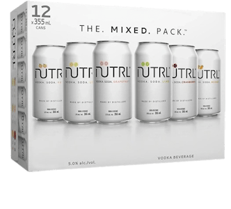 NUTRL - 12C NUTRL VODKA SODA MIXED PACK  - 12PK