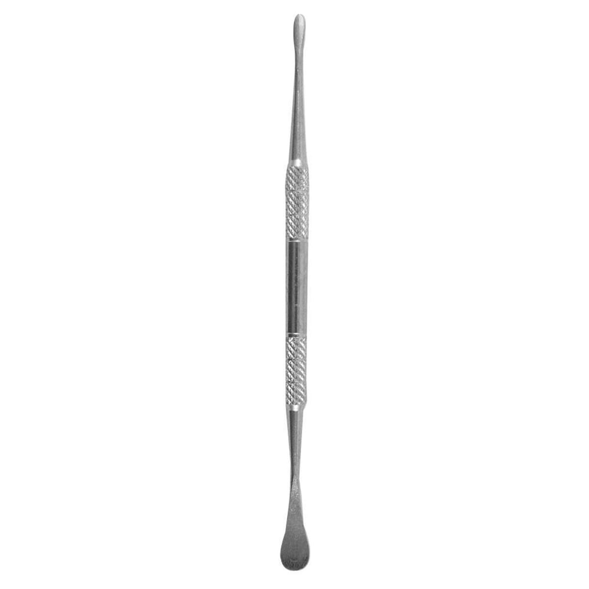 Double Sided Dab Spoon - Silver