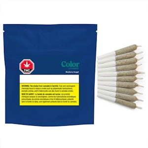 Color Cannabis - BLUEBERRY SEAGAL PRE-ROLLS - 3.5