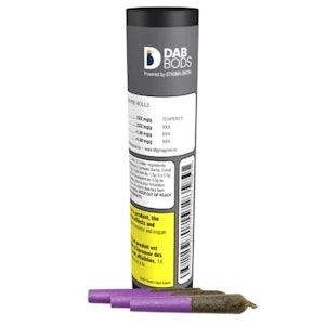 Dab Bods - MOTOR BREATH 60'S+ DBL INFUSED PRE-ROLLS - 1.5