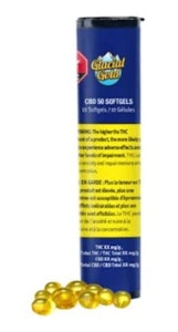 Glacial Gold - 10 x 50mg CBD Capsules