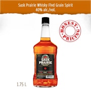 Sask Prairie Whisky Flv GS 1.75L P - 1.75L