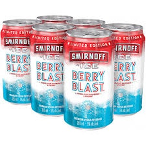 Smirnoff - SMIRNOFF ICE BERRY BLAST - 6C