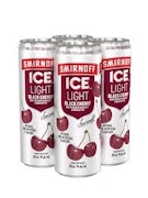 SMIRNOFF ICE LIGHT BLACK CHERRY & SODA - 4C