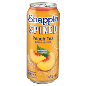 SNAPPLE SPIKED - SNAPPLE SPIKED PEACH TEA VODKA - 6C