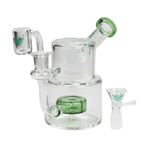 XTREME - Xtreme | 5" Glass 2-in-1 bubbler Green