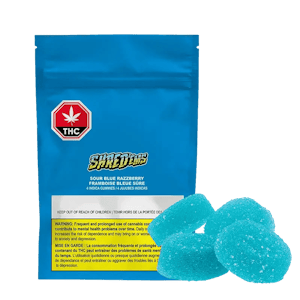 Organigram Inc. - Shred'ems Sour Blue Razzberry Soft Chews 4x4.5g