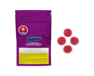 Organigram Inc. - Shred'ems Wild Berry Blaze 4 x 2.25g Soft Chews