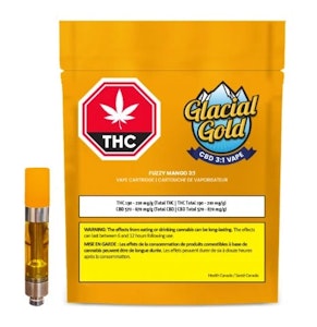 Glacial Gold - CBD 3:1 FUZZY MANGO VAPE - 1