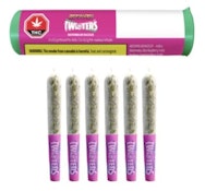 Watermelon Razzler Distillate Infused 0.5g 6pk Pre Rolls