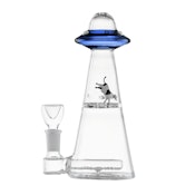 7" Hemper UFO Vortex Bong blue