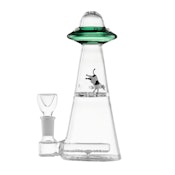 7" Hemper UFO Vortex Bong Green