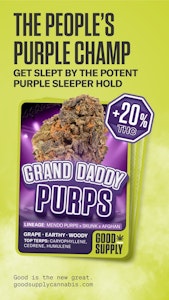 Good Supply - Grand Daddy Purps 3.5g Dried Flower