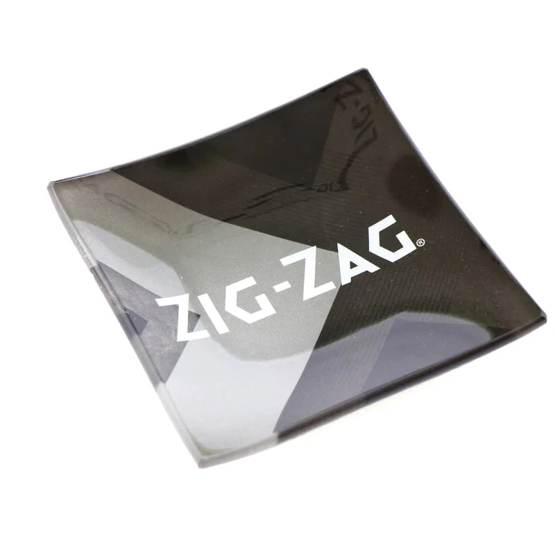 Turning Point Brands Canada - Zig-Zag Shatter Resistant Glass Ashtray (Black) Main Image