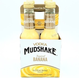 Vodka Mudshake - VODKA MUDSHAKE TROPICAL BANANA - 4PK