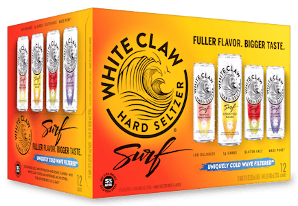 WHITE CLAW - 12C WHITE CLAW BIG SURF VARIETY PACK - 12PK