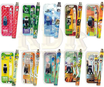 KDK Distributors (1752288 AB LTD) - TWIST 1100mAh Batteries - Assorted Designs