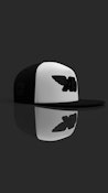 New Era - For the Flame | Golfer Black White Snapback Black Rope "A's Classic" Black White Glow