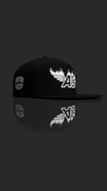 New Era - For the Flame | 950 Black Wool Snapback Black UV "A's Flame" White Glow